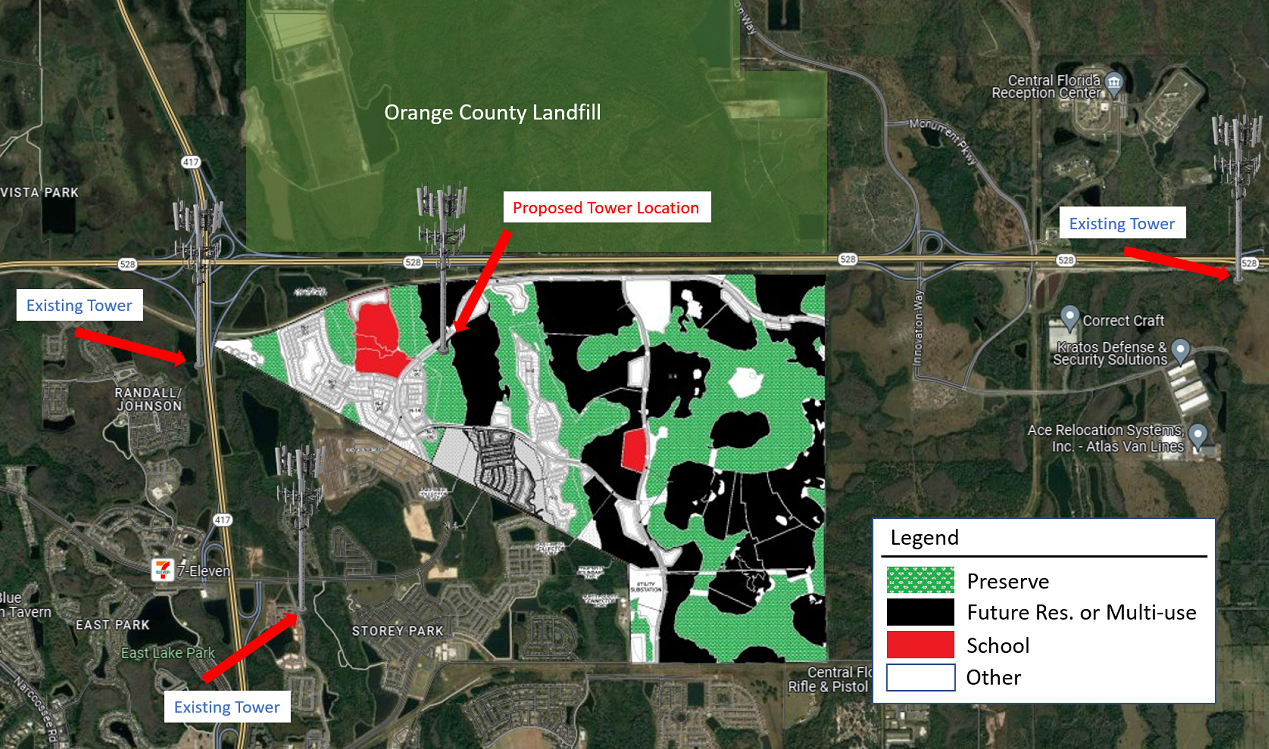 Vast Green Space at Site Reduces Cellular Load Need